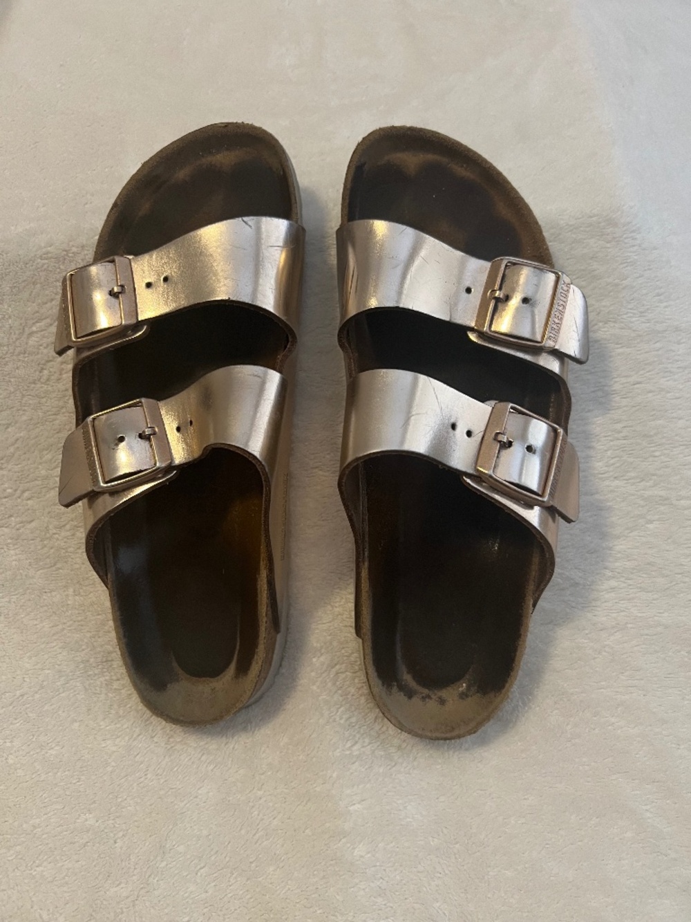 Metallic Gold Women's Birkenstocks - Size 9 (40)